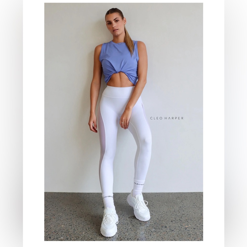 White Odessy Leggings